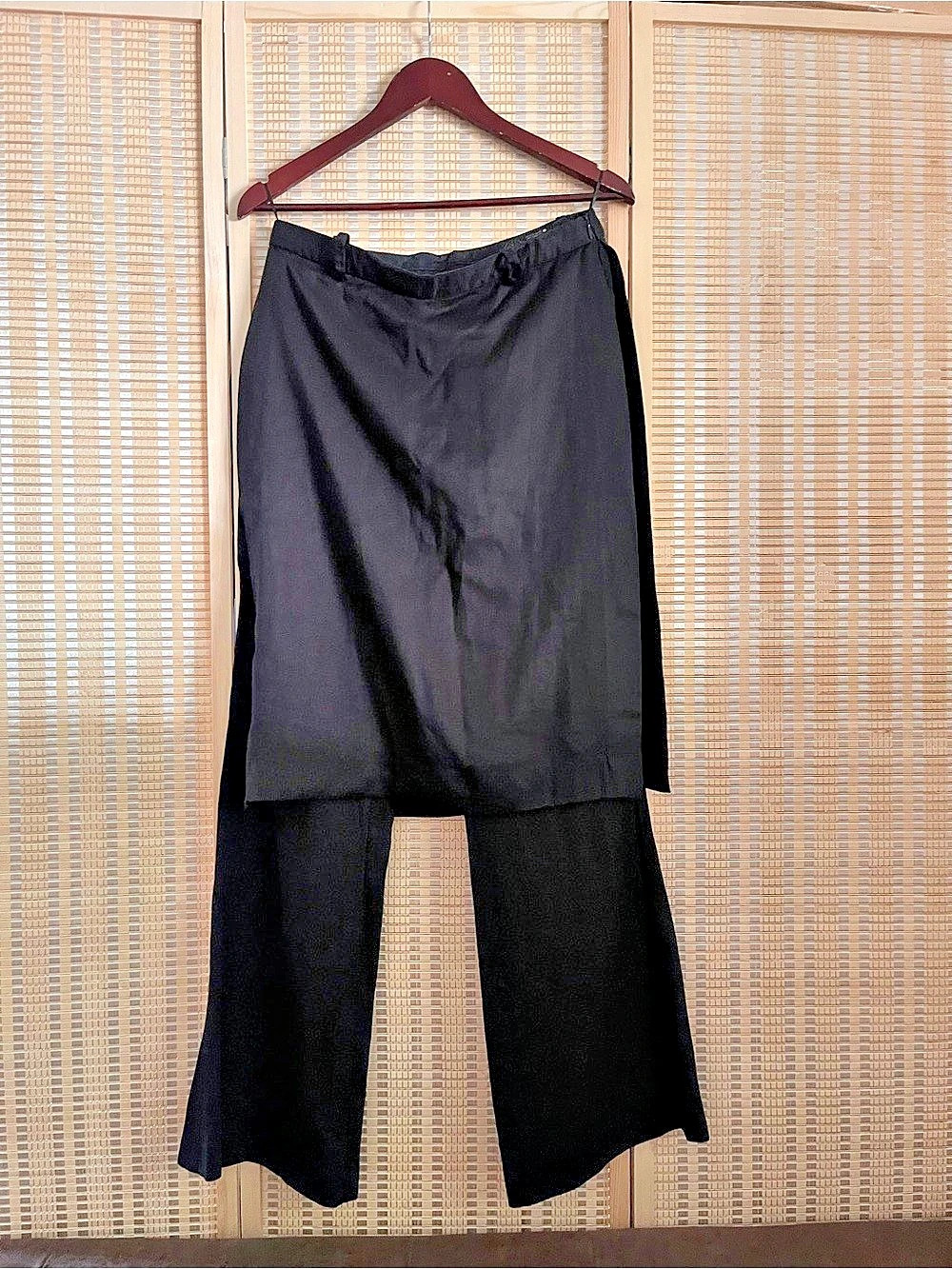 Zara Wide Leg Pants-skirt Black Size small